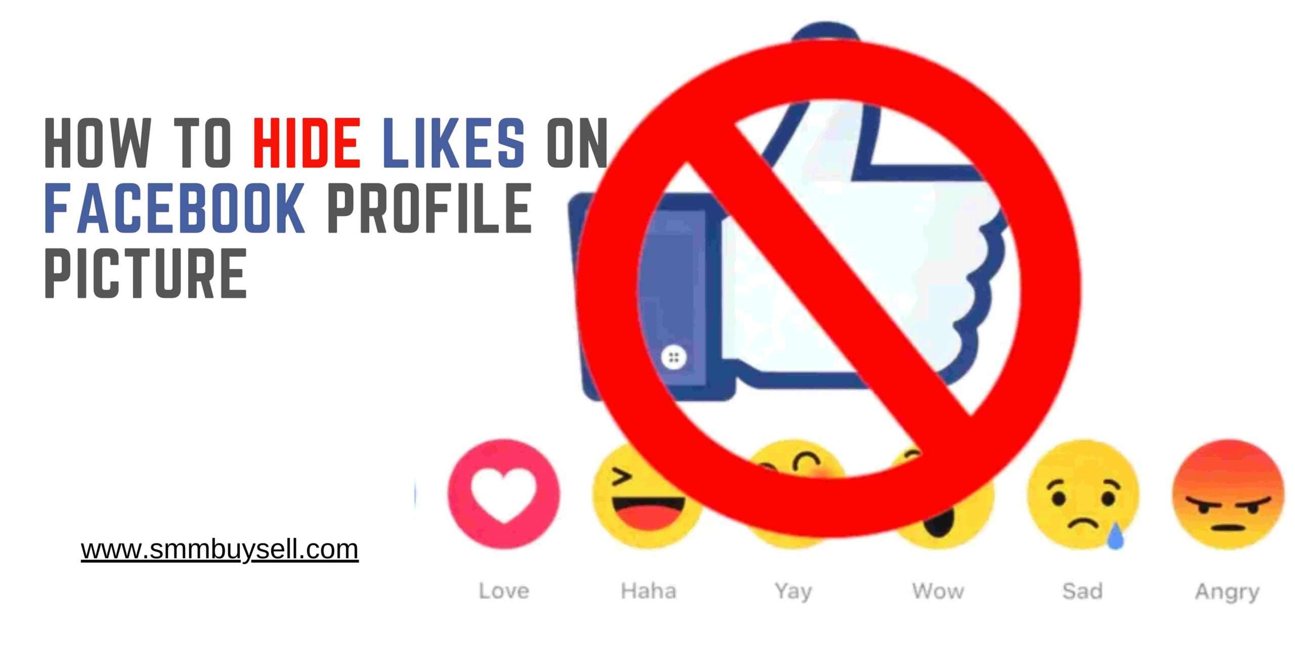 How To Hide Likes On Facebook Profile Picture