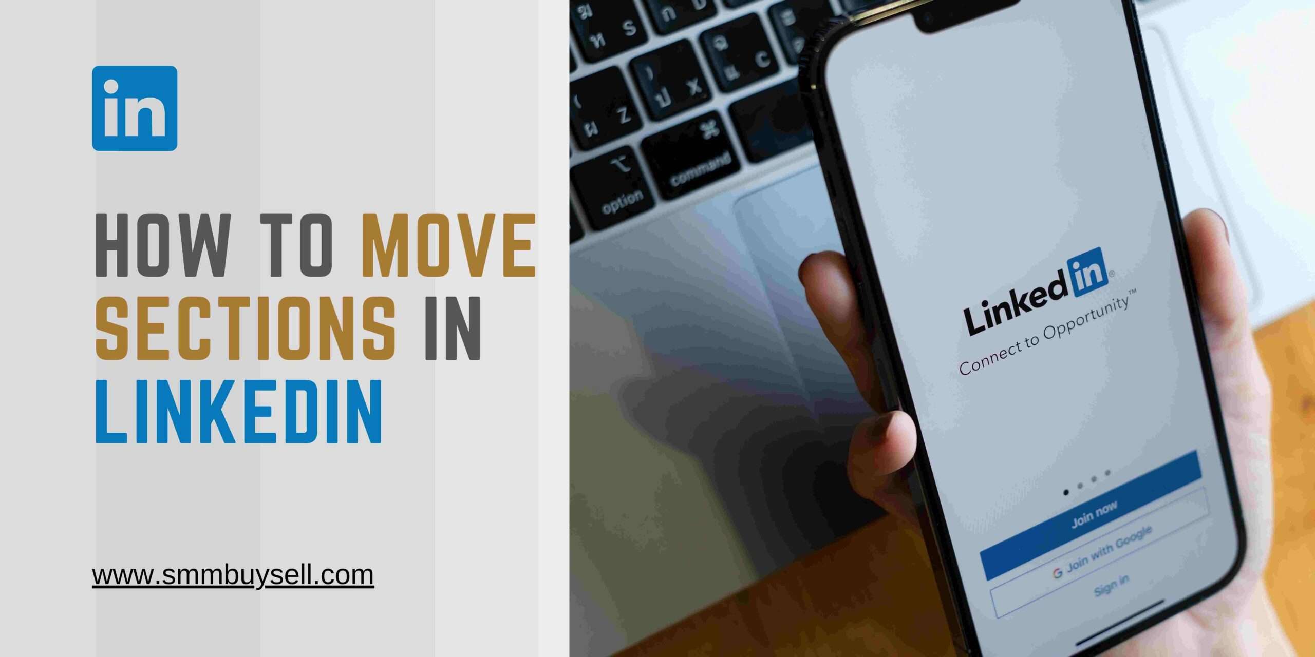 How To Move Sections In Linkedin