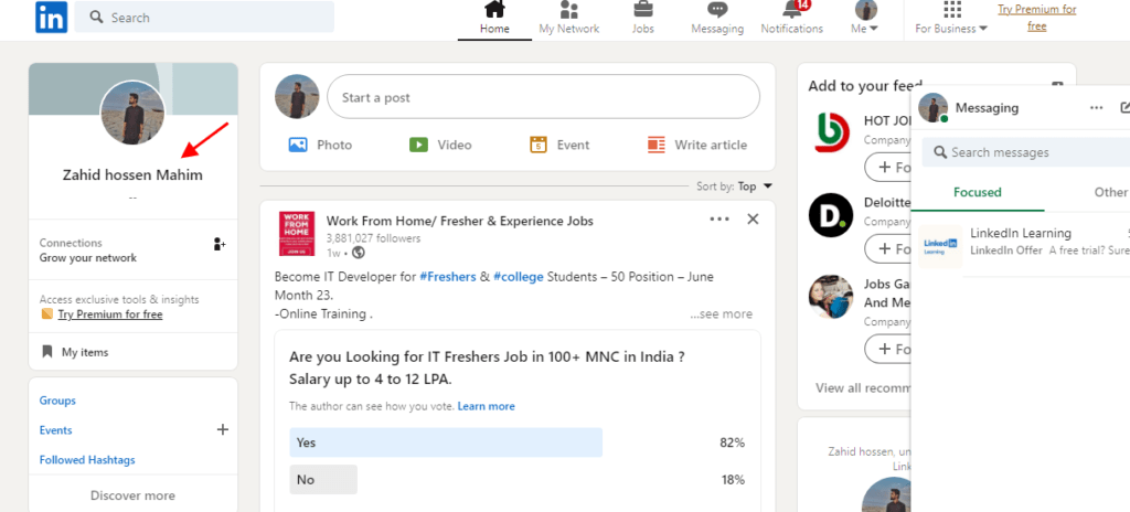 how to see my followers on linkedin