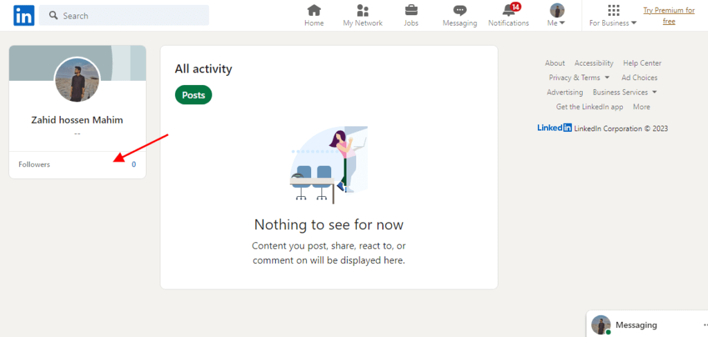 how to see my followers on linkedin
