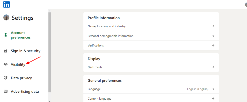 how to make your linkedin profile visible to recruiters only