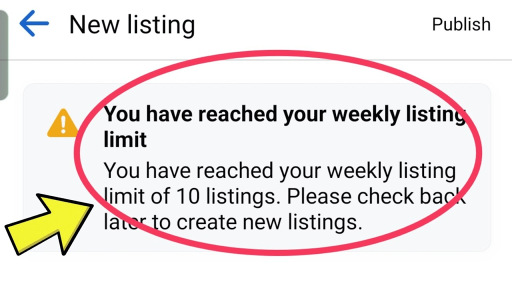 how to increase listing limit on facebook marketplace