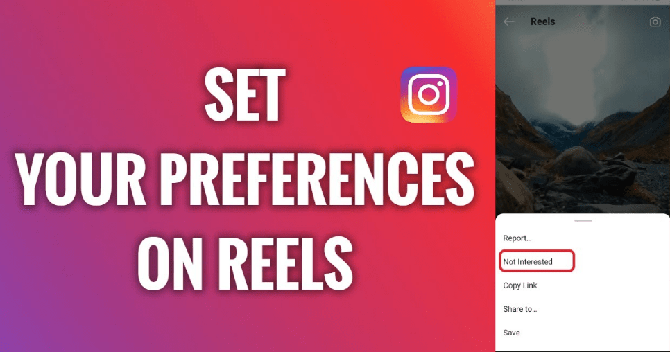 how to change suggested reels on instagram