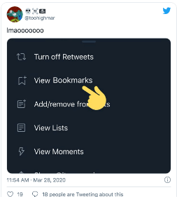 how to download twitter bookmarks