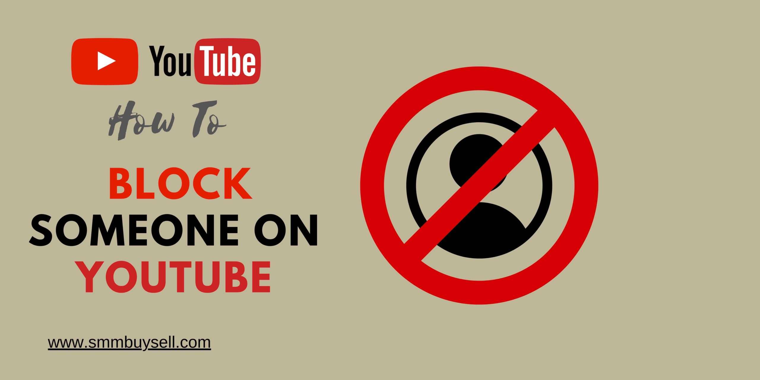 How To Block Someone On YouTube