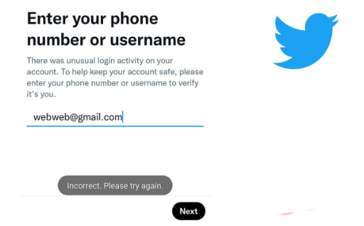 why won't twitter let me make an account